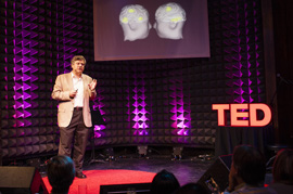 John Kounios speaking at TED